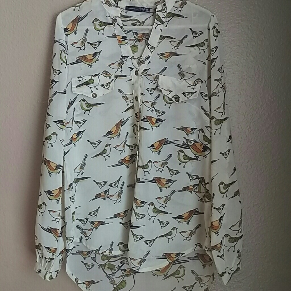 Cream blouse